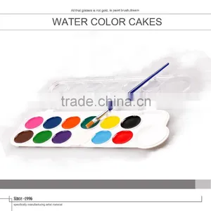 Promotion Non-toxic Washable 12 Colors Water Color Paint Cakes thumbnail-3