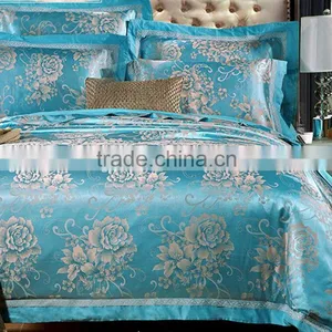 Colorful Silk Cotton Satin Jacquard Quality Duvet Cover,bedding Sheet Sets,comforter Set thumbnail-3