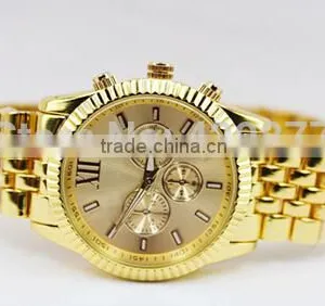 Hot M Brand Luuy ROMA Dial Stainless Steel Quartz Watch Women Lady / w of the Original Gold Silver Rose Gold LOGO thumbnail-4