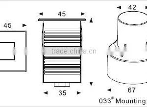 2W Stainless Steel LED Underground Light thumbnail-3