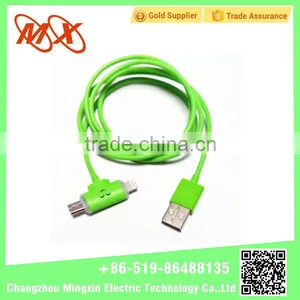Colourful TPE Protector for Apple IPhone /samsung Micro USB Cable OEM Charging Cable thumbnail-3