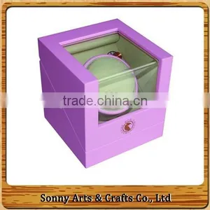 Fashion Automatic Wooden Double Watches Winder thumbnail-1