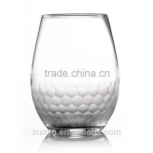 Fitz and Floyd Daphne Stemless Goblets Set of 4 thumbnail-1