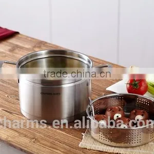 Charms Double Handles Stainless Steel Steamer thumbnail-4