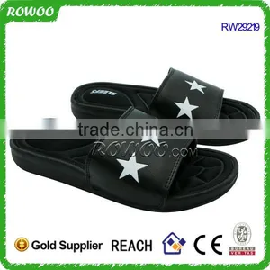 Pu Upper Casual Slippers Mens Sandals Flip Flops Memory Foam Summer Slipper thumbnail-1