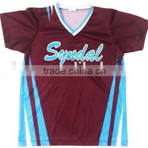 Full Sublimated Printing V-neck Soccer Jersey Reversible thumbnail-3