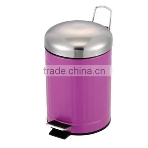 2014 New Design Stainless Steel Dustbin Type Metal Waste Bin thumbnail-4
