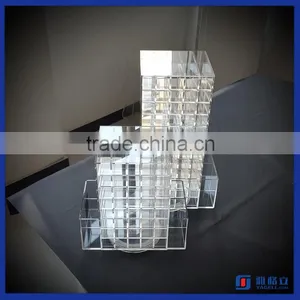 2016 Factory Directly Acrylic Spinning Lipstick Tower / Acrylic Lipstick Stand Holder Storage thumbnail-4