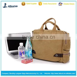 Most Popular England Style Canvas Business Handbag Briefcase Bag for Men thumbnail-6