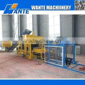 Cheap Price QT4-25 Automatic Stationary Cement Brick Making Machine thumbnail-1
