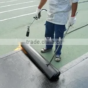 Waterproof Bitumen 3mm 4mm Waterstop Membrane Torches Roofing Building Material thumbnail-1