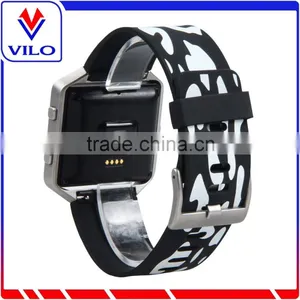 Soft Silicone Watch Band Rubber Wrist Strap For Fitbit Blaze Watch Band thumbnail-2