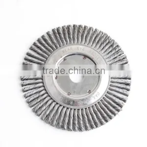 Twist Knot Wheel Brushes With Arbor Hole, Diameter 178mm or 7" thumbnail-1