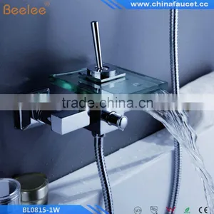 Beelee BL0815-1W Shower Faucet / Bathtub Faucet - Contemporary - Waterfall - Brass (Chrome) thumbnail-1