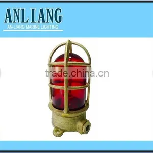 Marine Brass Outdoor Ceiling Wall Light thumbnail-1