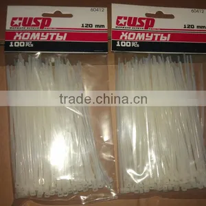Direct Selling 94v-2 Self-locking 3.6*150 PA66 Nylon Cable Ties /plastic Twist Ties thumbnail-1