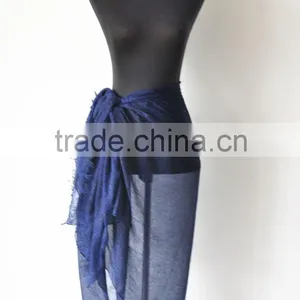 Soft Material Printing Design Polyester Voile Bali Sarong Pareo thumbnail-2