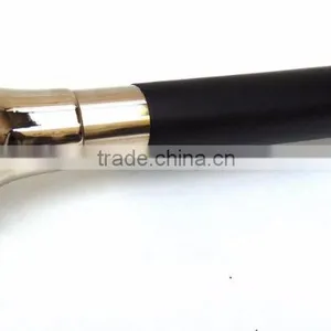 Designer Brass Walking Stick/Antique Beautiful Walking Stick/Black Wood Walking Stick Wk1118 thumbnail-5