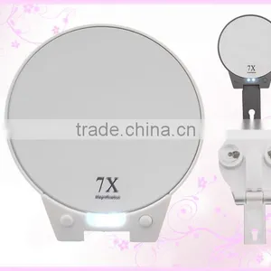 10x Magnification Handheld Travel Mirror With LED thumbnail-3
