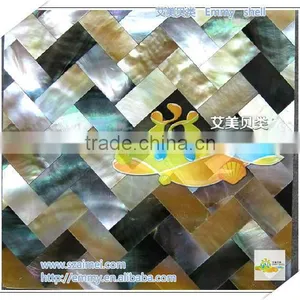 Mixed Design Mother of Pearl Shell Mosaic Wall Tile Wall Panel thumbnail-4