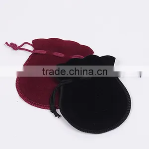 Promotion Small Custom Velvet Fabric Drawstring Jewelry Bags Made in China thumbnail-2