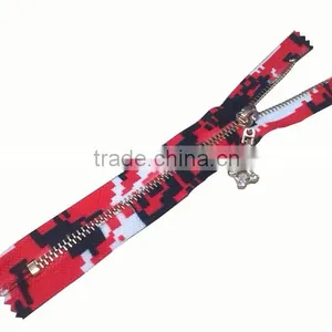 5# Custom Size Printing Design Auto Lock Close End Zipper for Man's Coat thumbnail-5