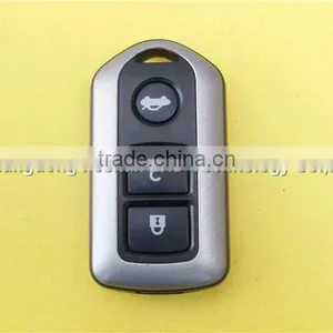 Hot Sale 3 Buttons Remote Key Case Fob for Toyota Silver Car Key thumbnail-2