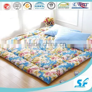 Waterproof Home User Goose Down Mattress Topper Cotton Floor Pad thumbnail-2