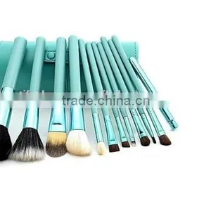 Professional 4 Colors New 12 Pcs Makeup Brush Cosmetic Make Up Brushes Set With Cup Holder Case Kit thumbnail-3