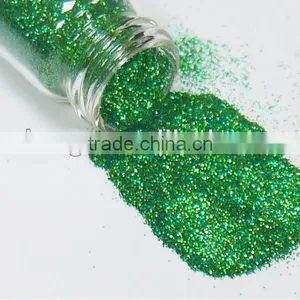 .008" Laser Green Solvent Resistance UV Resistance Glitter Powder thumbnail-2