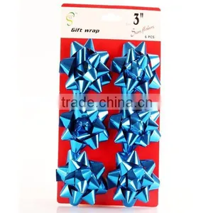 Wholesale New Plastic Gift Wrapping Star Ribbon Bows thumbnail-1