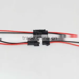 2.50mm Pitch Wire to Wire 2 Pin Cable Connector Jst sm 500mm Male to Female Power Cable Extension Leads thumbnail-6