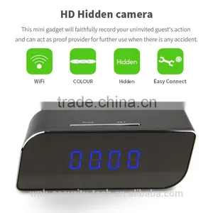 Vitevision Night Vision Wifi Wireless Table Alarm Clock Hidden Camera With Voice Recorder thumbnail-3