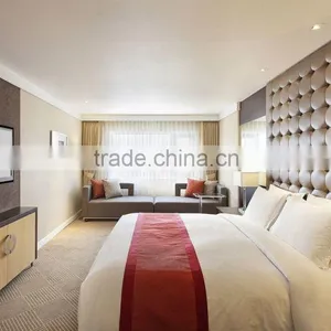 Upholstered Hotel Room Furniture Foshan Hotel Furniture Factory HDBR1130 Supplier's Choice thumbnail-1