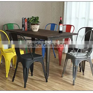 High Quality Antique Stacking Iron Outdoor Chair of Item HC-953 thumbnail-4