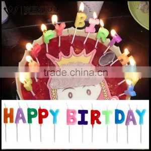 Cute Colorful Letter Birthday Candle thumbnail-4
