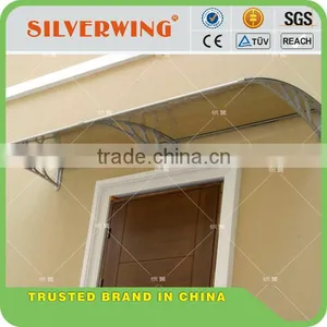 Affordable Outdoor DIY Polycarbonate Doors Canopy Rain Shelter thumbnail-1