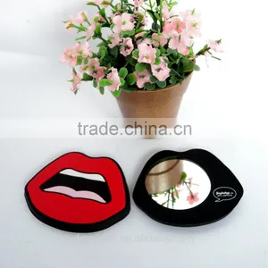 Sexy Lips Silica Gel Mirror, Compact Mirror Wedding Favors, Cosmetic Pocket Mirror & Smart Mirror, Promotional Gift thumbnail-6