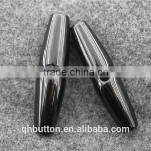 HOT SALE BLACK RESIN BAR BUTTON FOR GARMENT thumbnail-2