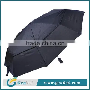 Popular Auto Open&close Windproof Glassfiber Ribs 3 Fold Advertising Umbrellas for Brand Promotion thumbnail-1
