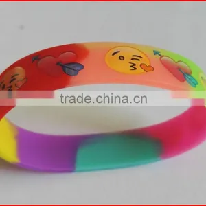 Promotional Gift Emboss/debossed/silk Printing Silicon Magnetic Bracelet thumbnail-6