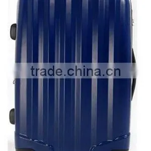 2014 China Supplier Wheeled ABS Fashion Trolley Luggage,blue Semitransparent Luggage/abs Travel Trolley Luggages thumbnail-1