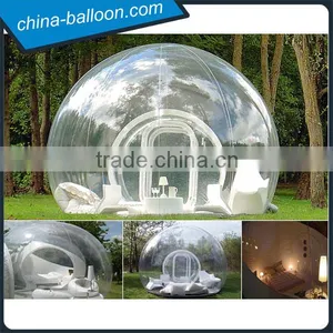 Outdoor PVC Camping Bubble Igloo Tent Clear Inflatable Lawn Transparent Tent For Sale thumbnail-1