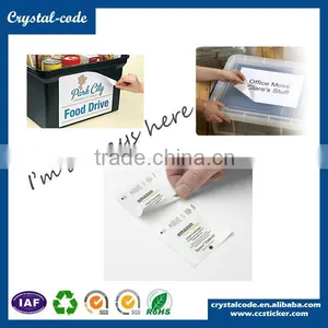 Customized Printed Self Adhesive Double Side Strong Adhesive Wet Wipes Label thumbnail-1
