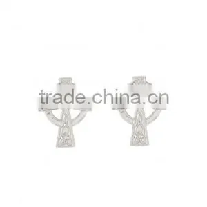 Hot Sale Celtic Cross Faith Stud Earrings thumbnail-1