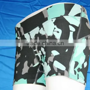 AOP Polyester/Elastane Quick Dry Ladies Short Pants thumbnail-3
