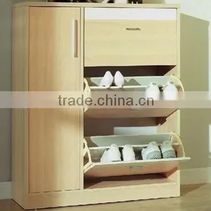 Best Price Wooden Shoe Cabinet/shoe Rack thumbnail-1