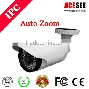 Varifocal CMOS Auto Zoom Camera CCTV Onvif P2p ip Camera Waterproof Housing thumbnail-1