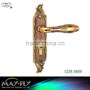 Luxury Tri-circle Brand Brass European Interior Room Door Lock;High-end European-style Door Lock Series thumbnail-1