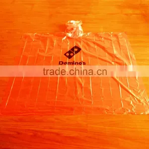 Virgin Disposable Plastic Rain Poncho With 0.015mm-0.03mm Thickness thumbnail-1